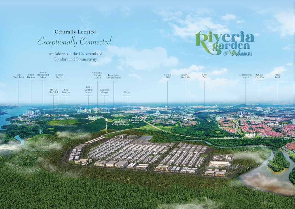 KSL Riveria Garden @ Wawari location map